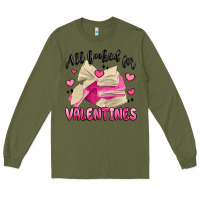Army Green all booked for valentines Long Sleeve Tee - MaliasSmallBusiness