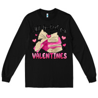 Black all booked for valentines Long Sleeve Tee - MaliasSmallBusiness