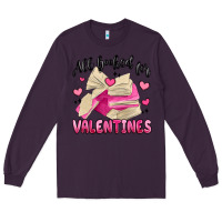 Plum all booked for valentines Long Sleeve Tee - MaliasSmallBusiness