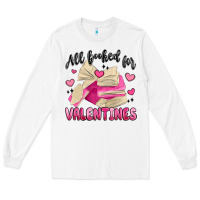 White all booked for valentines Long Sleeve Tee - MaliasSmallBusiness