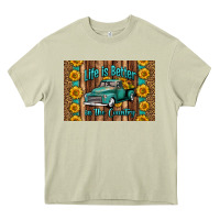 Mossy life is better in the country skinny metal can holder Heavy Core Tee - HRA Design Shop