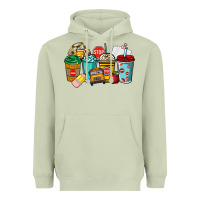 Matcha school bus driver coffee cups Heavyweight Hoodie - NancyCooperArtShop