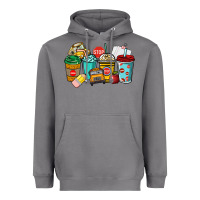 Storm school bus driver coffee cups Heavyweight Hoodie - NancyCooperArtShop