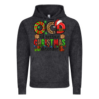Vintage Black ocd obsessive christmas disorder Vintage Hoodie - Jasminsmagicworld