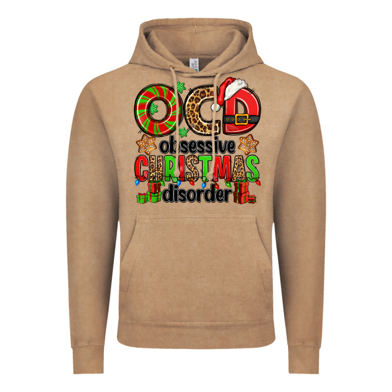 Ocd Obsessive Christmas Disorder Vintage Hoodie by Jasminsmagicworld | Teevron