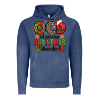 Vintage Denim ocd obsessive christmas disorder Vintage Hoodie - Jasminsmagicworld