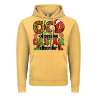 Vintage Mustard ocd obsessive christmas disorder Vintage Hoodie - Jasminsmagicworld