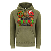 Vintage Olive ocd obsessive christmas disorder Vintage Hoodie - Jasminsmagicworld
