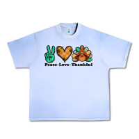 Grape Ice peace love thankful turkey Urban Heavy Tee - Jasminsmagicworld