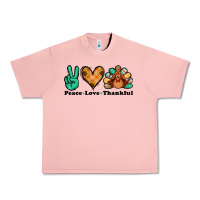 Salmon peace love thankful turkey Urban Heavy Tee - Jasminsmagicworld