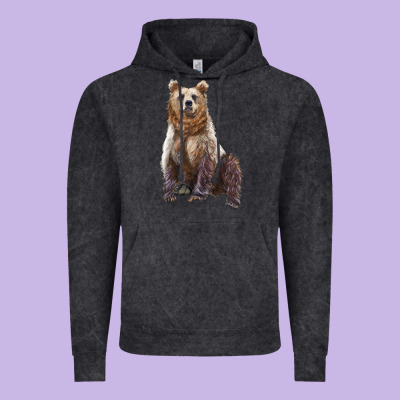 Bear Vintage Hoodie Designed By Artiststas