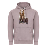 Vintage Zinc bear Vintage Hoodie - Artiststas