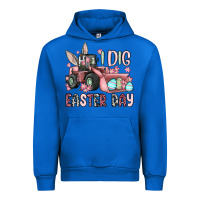 Cobalt I dig Easter Day Urban Hoodie - OliviaCreatesArt