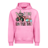 Fuchsia Pink I dig Easter Day Urban Hoodie - OliviaCreatesArt