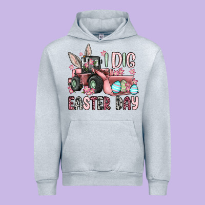 I Dig Easter Day Urban Hoodie Designed By Oliviacreatesart