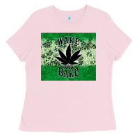 Bubblegum Pink wake and bake tumbler3 Ladies Tee - CTS Tumbler Store