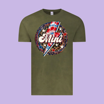 Western Mini Patriotic Vintage Tee Designed By Lillyallendesigns