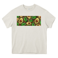 Cream avocados with wood and leopard background 15 oz mug Heavy Core Tee - BarkalooDesign
