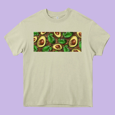 Avocados With Wood And Leopard Background 15 Oz Mug Heavy Core Tee Designed By Barkaloodesign