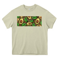 Mossy avocados with wood and leopard background 15 oz mug Heavy Core Tee - BarkalooDesign