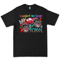 Black crushed 100 days of school Premium Tee - RacoonDesign