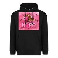 Black hope cancer nails Heavyweight Hoodie - NancyCooperArtShop