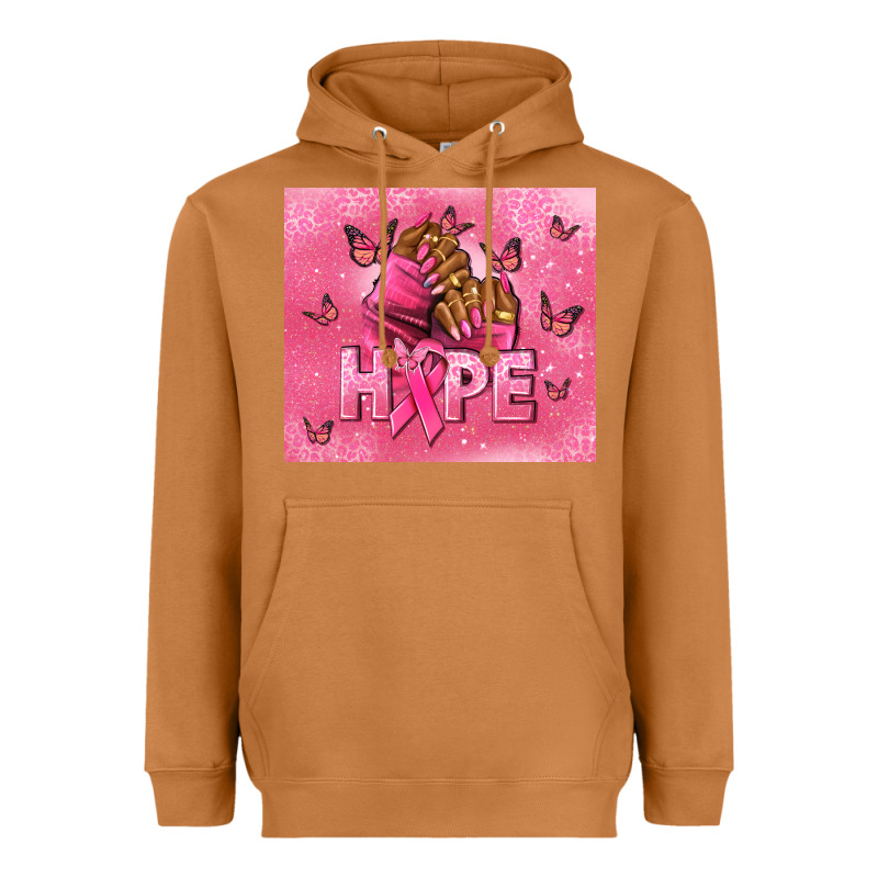 Hope Cancer Nails Heavyweight Hoodie by NancyCooperArtShop | Teevron