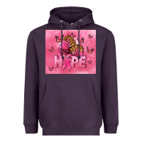 Plum hope cancer nails Heavyweight Hoodie - NancyCooperArtShop