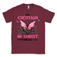 Burgundy new creation in christ 2 corinthians5.17 Classic Tee - MaliasSmallBusiness