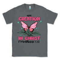 Charcoal Heather new creation in christ 2 corinthians5.17 Classic Tee - MaliasSmallBusiness