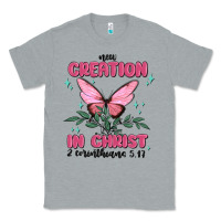 Heather Grey new creation in christ 2 corinthians5.17 Classic Tee - MaliasSmallBusiness