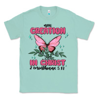 Seafoam new creation in christ 2 corinthians5.17 Classic Tee - MaliasSmallBusiness