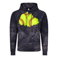 Cloud Black softball patch Vintage Hoodie - AdoDesignShop
