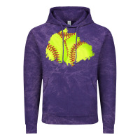 Cloud Purple softball patch Vintage Hoodie - AdoDesignShop