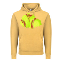 Vintage Mustard softball patch Vintage Hoodie - AdoDesignShop