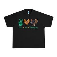 Black peace love thanksgiving Urban Heavy Tee - Jasminsmagicworld