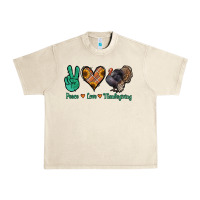 Sandshell peace love thanksgiving Urban Heavy Tee - Jasminsmagicworld
