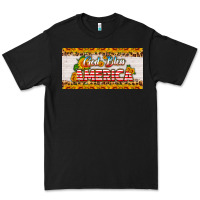 Black god bless america sunflower license plate Premium Tee - HRA Design Shop