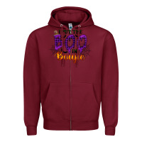 Burgundy I put the Boo in Boujie Zipper Hoodie - RacoonDesign
