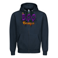 Navy I put the Boo in Boujie Zipper Hoodie - RacoonDesign
