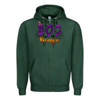 Sports Green I put the Boo in Boujie Zipper Hoodie - RacoonDesign