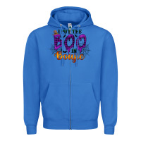 True Royal I put the Boo in Boujie Zipper Hoodie - RacoonDesign