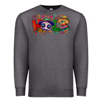 Charcoal Heather Hola Cinco De Mayo Premium Sweatshirt - NancyCooperArtShop