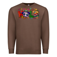 Chestnut Hola Cinco De Mayo Premium Sweatshirt - NancyCooperArtShop