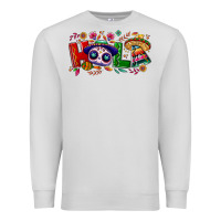 Dove Grey Hola Cinco De Mayo Premium Sweatshirt - NancyCooperArtShop