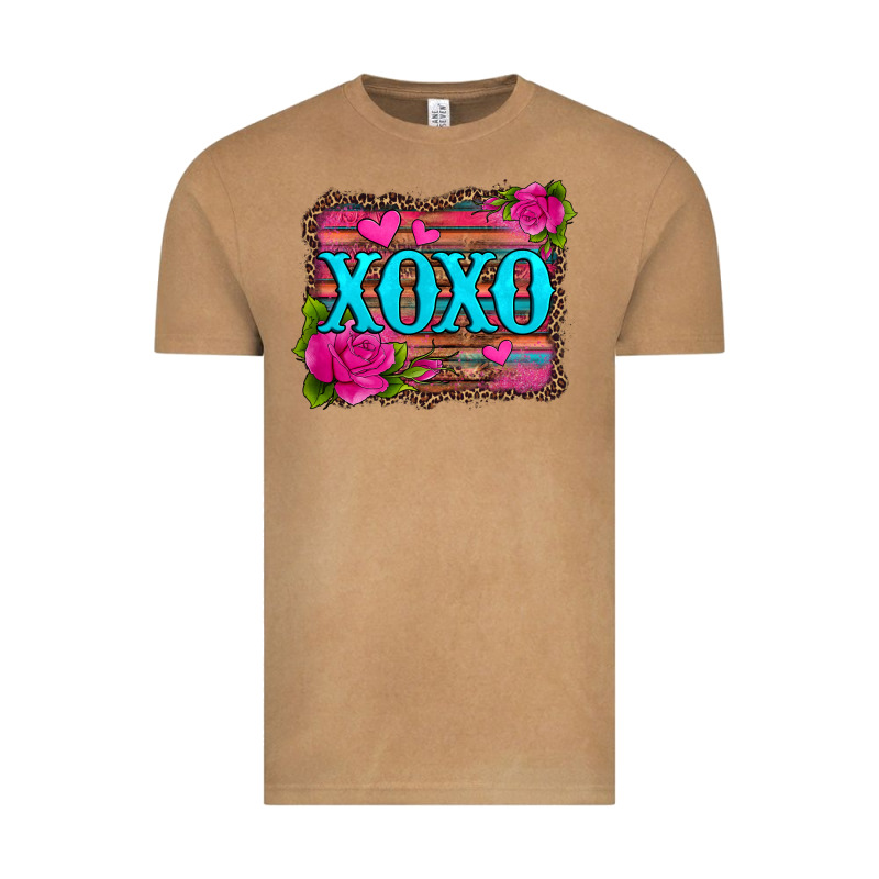 Xoxo Valentine's Day Pink Roses And Hearts Vintage Tee by Jasminsmagicworld | Teevron