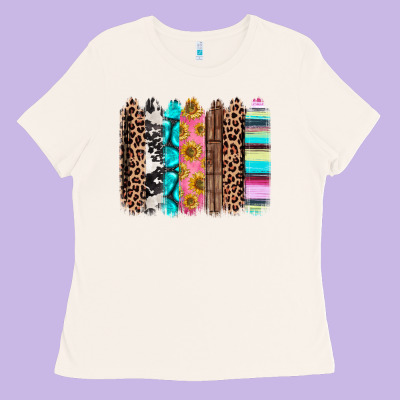 Western Brushstrokes Ladies Tee Designed By Cts Tumbler Store