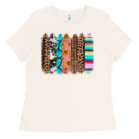 Bone Western brushstrokes Ladies Tee - CTS Tumbler Store