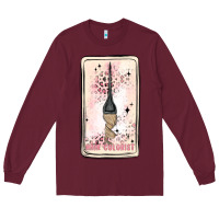 Burgundy hair stylist Long Sleeve Tee - MaliasSmallBusiness