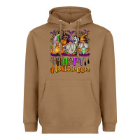 Toasted Coconut Happy Halloween Gnomes Heavyweight Hoodie - texasbilliewilder